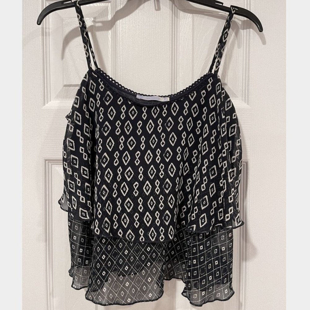 Bershka Double Lining Flowy Blouse